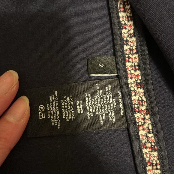 Theory Ualana Z Beacon Tweed Jacket EUC - Picture 3 of 6